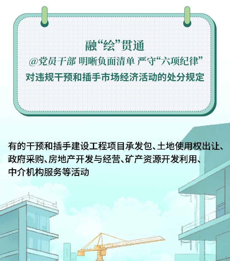 融“绘”贯通｜对违规干预和插手市场经济活动的处分规定